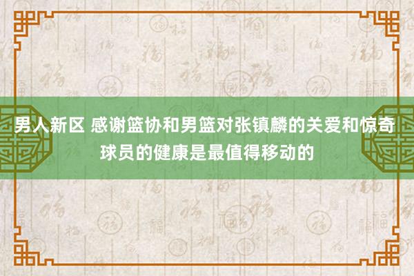 男人新区 感谢篮协和男篮对张镇麟的关爱和惊奇 球员的健康是最值得移动的