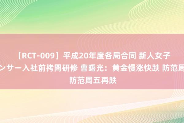 【RCT-009】平成20年度各局合同 新人女子アナウンサー入社前拷問研修 曹曙光：黄金慢涨快跌 防范周五再跌