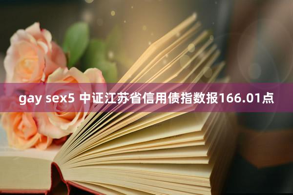 gay sex5 中证江苏省信用债指数报166.01点